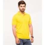 Buy Yellow Basic Polo T-Shirt for Men in Pakistan