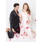 Buy Romantic Silk Couple Pj Sets Online in Pakistan