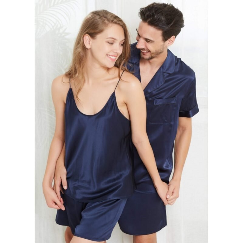 Buy Blue Couple Night Shorts Sets Online in Pakistan