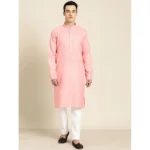 Buy Light Pink Cotton Kurta for Men Online in Pakistan