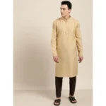 Buy Beige Cotton Kurta for Men Online in Pakistan