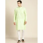 Buy Light Green Cotton Kurta for Men Online in Pakistan