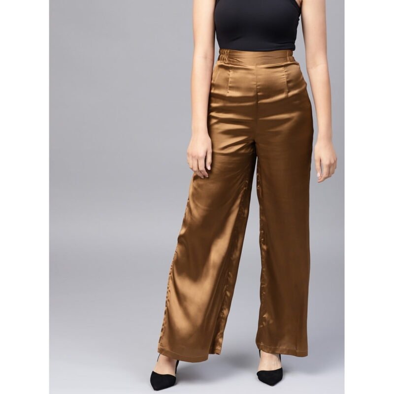 Silk Palazzo Trousers for Women - Elevate your style with these luxurious and flattering trousers. Shop now