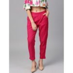 Buy Pink Trouser Pants for Ladies Online in Pakistan