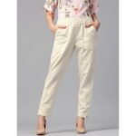 Buy Off White Trouser Pants for Ladies Online in Pakistan