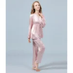 Buy Pink Silk Pullover Shirt Pajama Sets for Women Online in Pakistan