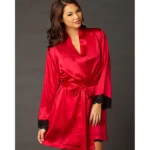 Buy Red Silky Short Nighty for Women Online in Pakistan | Cash on Delivery