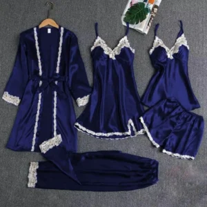 19 Percent Off on Blue 5 Piece Nighty Dress for Bride online in Pakistan - Shop Now