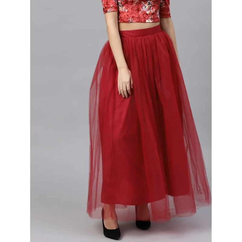 Shop Flared Net Skirt online in Pakistan