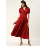 Buy Red Shirt Maxi Dress Online in Pakistan