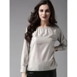 Shop the Silk Long Sleeve Top Online in Pakistan | Ajmery Pakistan