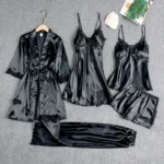 Buy 5 Pieces Black Nighty Dress for Women Online in Pakistan at Ajmery pk