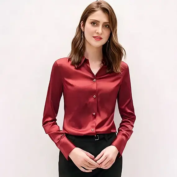 Buy Ladies Silk Shirt Online in Pakistan